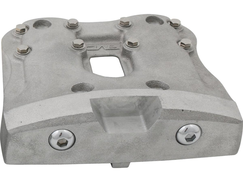 WTF Iron Rocker Box Cover Grey Raw For 86-03 Sportster