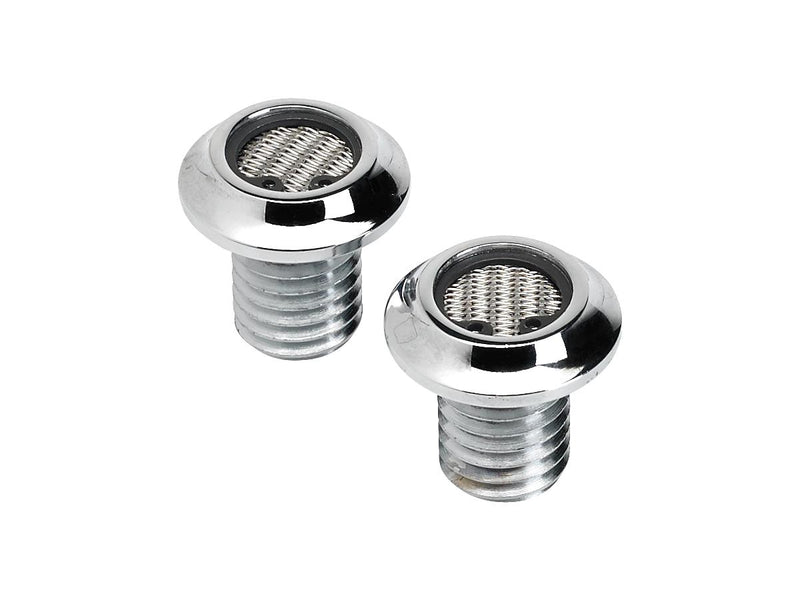 Radius Breather Bolts Chrome - 1/2"-13