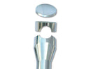 Big Bone Risers For Handlebars Polished - 10cm x 1.25 Inch