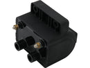 Ignition Coil Black 3 Ohm Dual Fire For 85-99 Sportster
