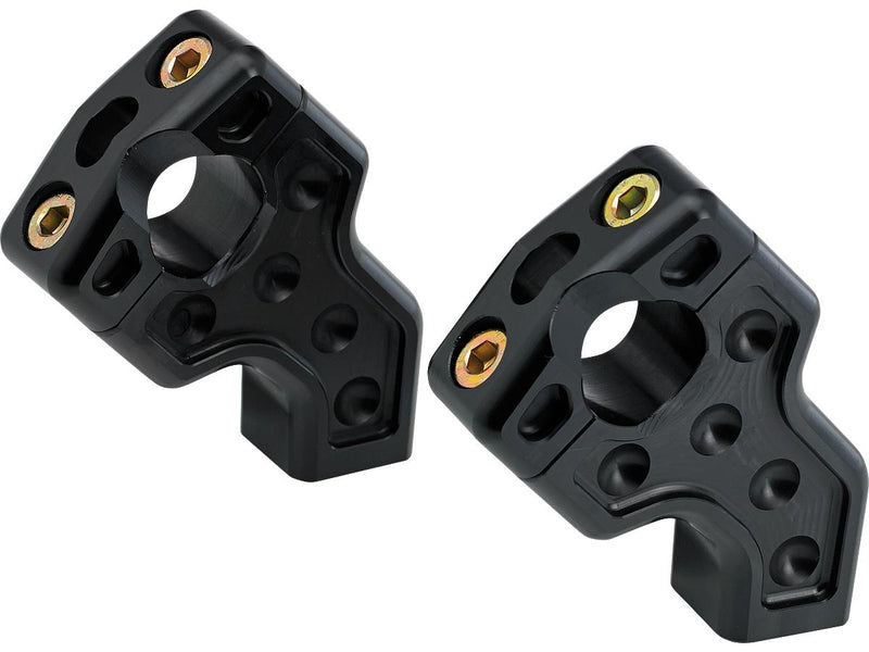 HD Dual Pull Back Riser Black - 1.5 x 2.5 Inch