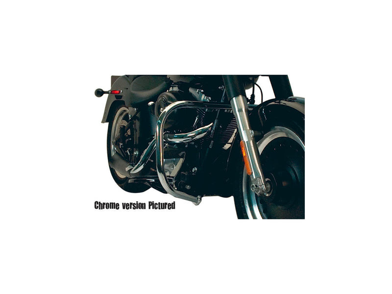 Front Highway Bar Black For 06-17 Dyna