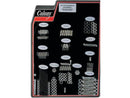 Knurled Motor Mount Sockethead Screw Kit Chrome