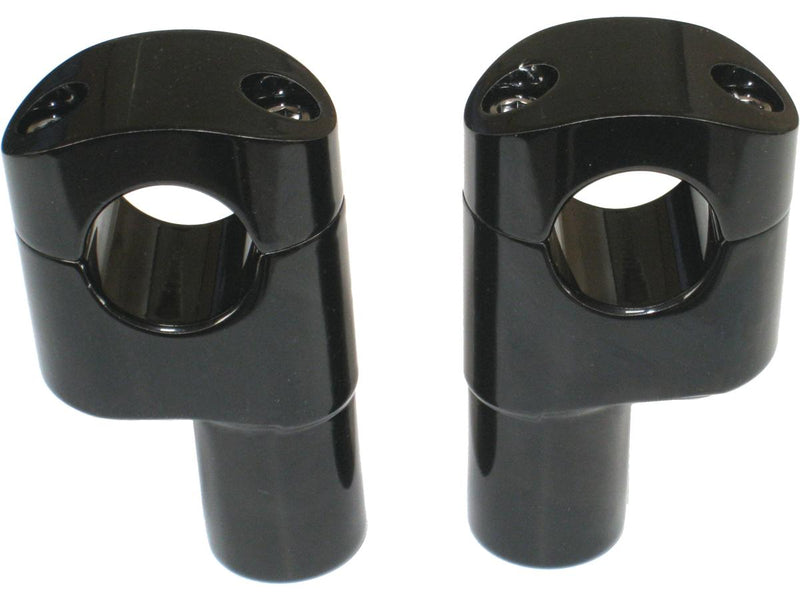 Custom Offset Risers Black Powder Coated - 3.25 Inch