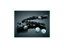 Zombie Hand Control Levers Black Satin Cable Clutch For 96-03 Sportster