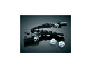 Zombie Hand Control Left / Right Levers Black Satin Cable Clutch