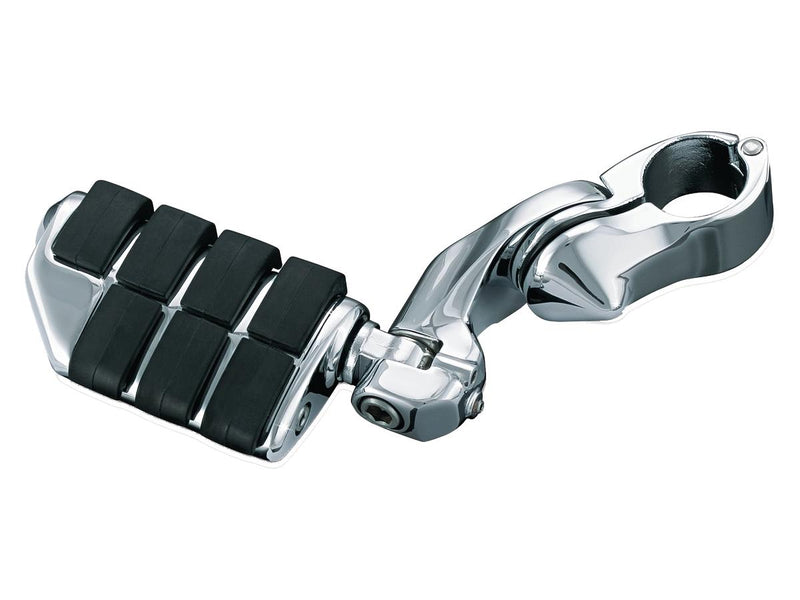 Tour-Tech Cruise Mounts Short Arm With Dually ISO-Pegs Chrome