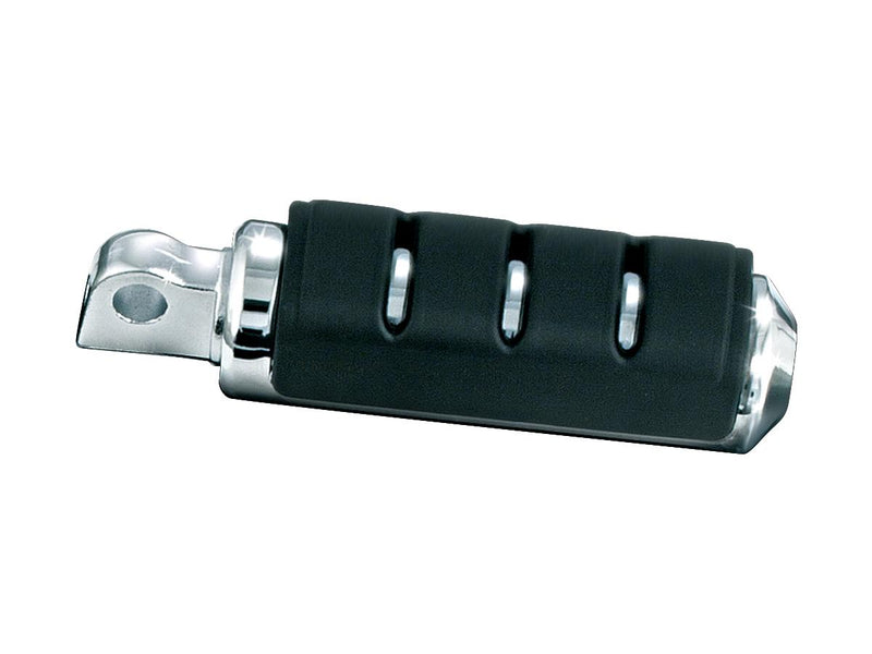 Trident Small ISO-Pegs With Male Mount Adapters Chrome