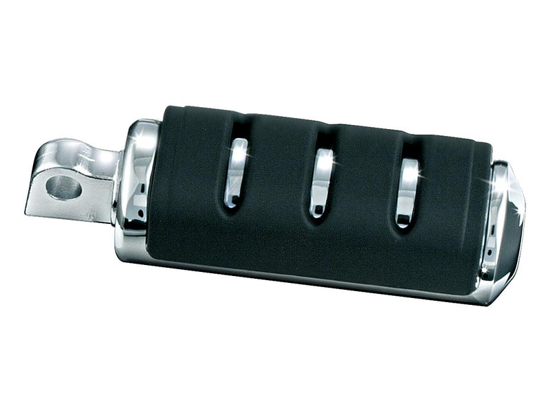 Trident Large ISO-Pegs With Male Mount Adapters Chrome