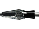 Mo.Blaze ice LED Turn Signal Black Anodized Clear LED