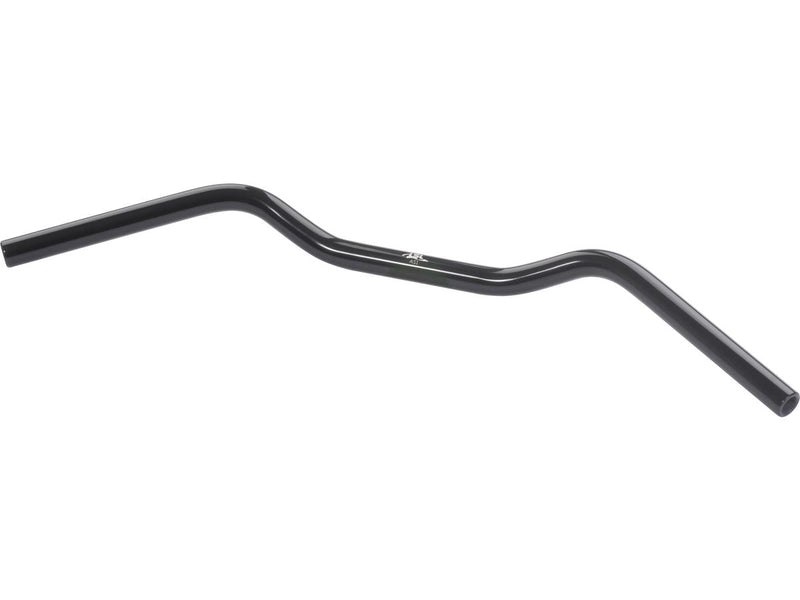 Flat Track Handlebar Dimpled Black Powder Coated Throttle Cables - 1 Inch