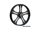 Daytona Front Wheel Including Hub & Bearing Gloss Black - 26 x 3.75 Inch
