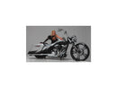 Daytona Front Wheel Including Hub & Bearing Flat Black - 26 x 3.75 Inch