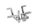 Forward Control Kit Stock Lenght With Grooved Pegs Polished For 06-17 Dyna