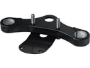 Upper Triple Tree For FXS Black 0 Degree Rake Triple Tree