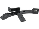 Cylinder Bracket With Coil & Ignition Key Relocation Kit Black Powder Coated