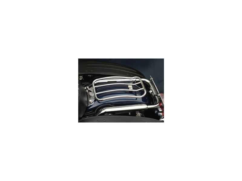 Solo Luggage Rack Chrome For 97-03 FLSTS - 6 Inch