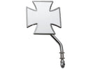 Maltese Right Mirror Short Stem Chrome