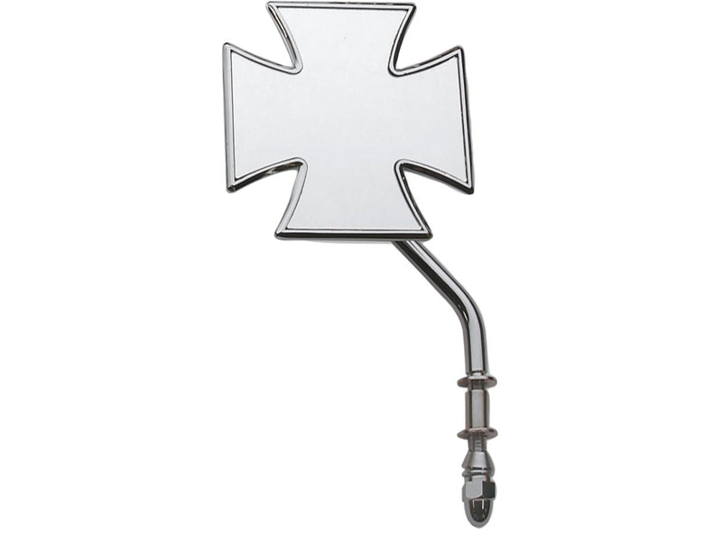 Maltese Left Mirror Short Stem Chrome