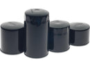 Extra Long Evolution Engine High-Performance Oil Filter With Magnet Black