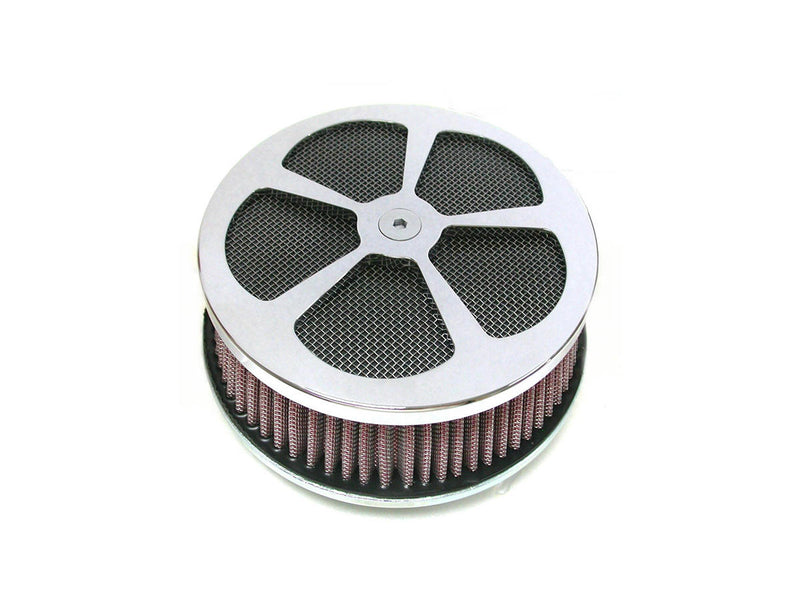 5-Spade Hi-Flow Air Cleaner Chrome