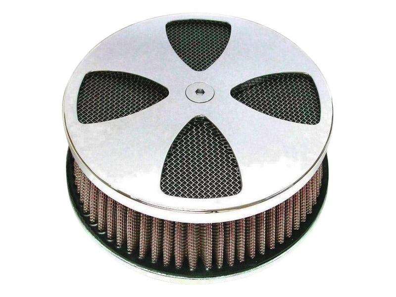 Smooth Cross Air Cleaner Cover Chrome