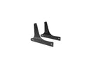 Sissy Bar Side Plates Black For 06-17 Dyna