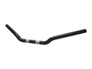 Low-Rise Drag Handlebar Black Powder Coated - 1 Inch