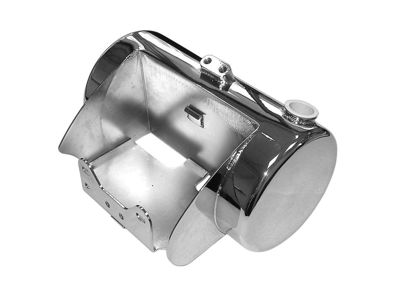 Custom Round Oil Tank Chrome