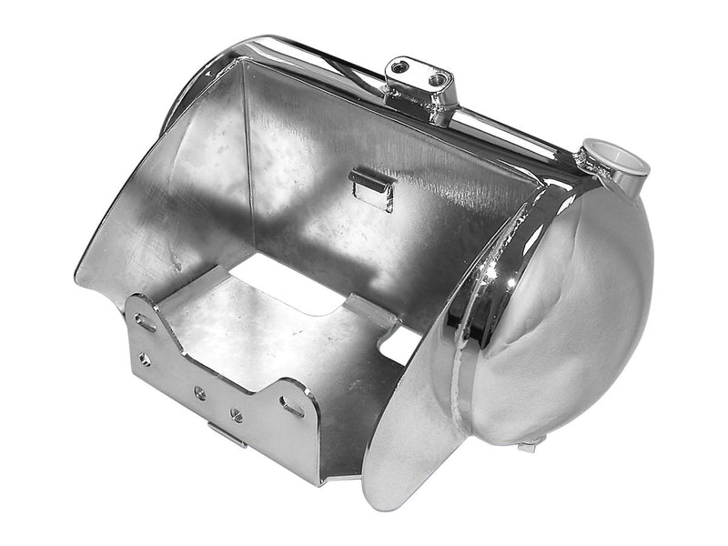 Custom Round Domed Oil Tank Chrome