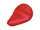 SB Small Back Side Up Thin Plain Smooth Solo Seat Red Synthetic Leather