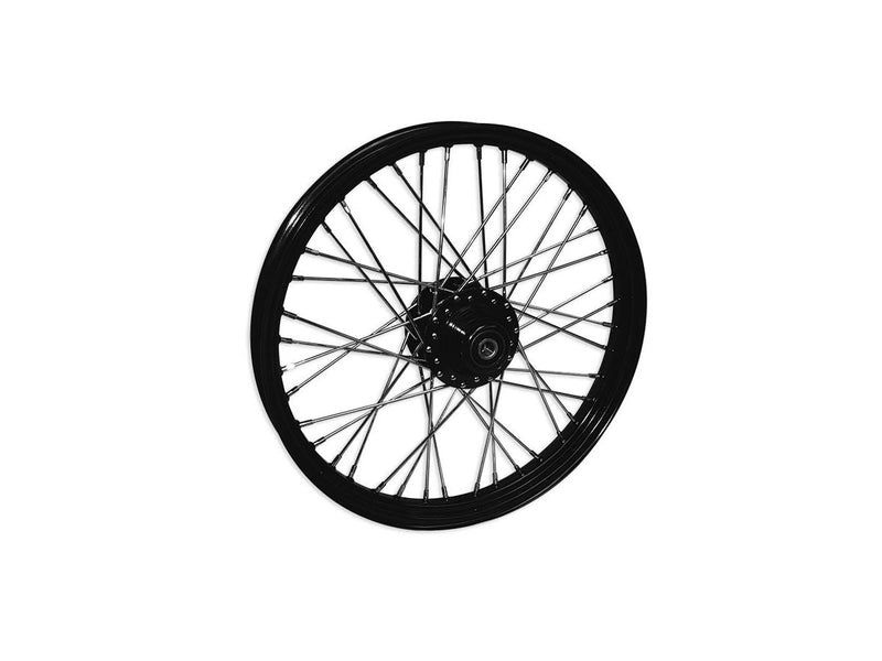 40 Spoke FRT WG SD Black 3/4Inch TC Hub, FXST - 16 x 3.5