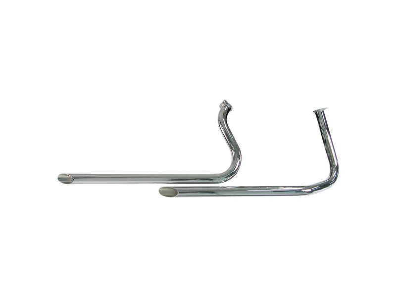 Shovel Generator Drag Pipes Chrome - 1.75 Inch