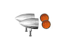 Beacon 1 LED Flamed With Amber Lens 3 Wire