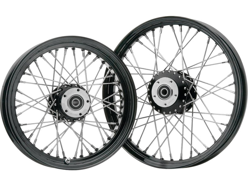 60 Spoke Wheel SD Black 00-06 FXST/FXDWG 3/4" Axle Wheel - 21 x 2.15