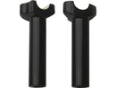 Straight Forged Risers Black Powder Coated - 5.5 x 1 Inch