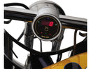Round Multi-Instrument Gauge T-Bar MT Style Km/h Mph Black / Chrome - 63.5mm