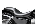 Silhouette Full Lenght Smooth Seat Black Vinyl For 04-06, 10-20 Sportster