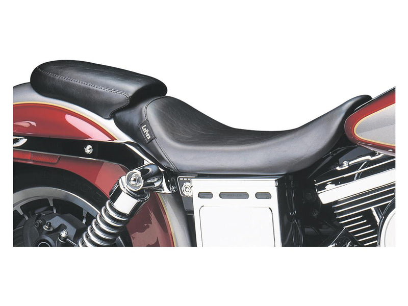 Bare Bones Solo Seat Smooth Black Vinyl For 06-17 Dyna