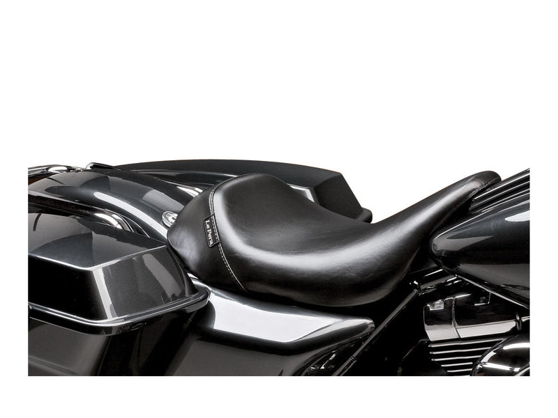 Bare Bones Solo Seat Smooth Black Vinyl For 02-03, 07 FLHR, 02-06 FLHRCI