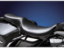 Silhouette 2 Up Smooth Seat 203mm Wide Passenger Area Black Vinyl For 02-03, 07 FLHR, 02-06 FLHRCI