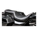 Silhouette 2 Up Smooth Seat 203mm Wide Passenger Area Black Vinyl For 02-03, 07 FLHR, 02-06 FLHRCI