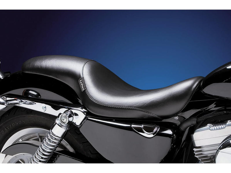 Silhouette Full Lenght Smooth Seat Black Vinyl For 07-09 Sportster