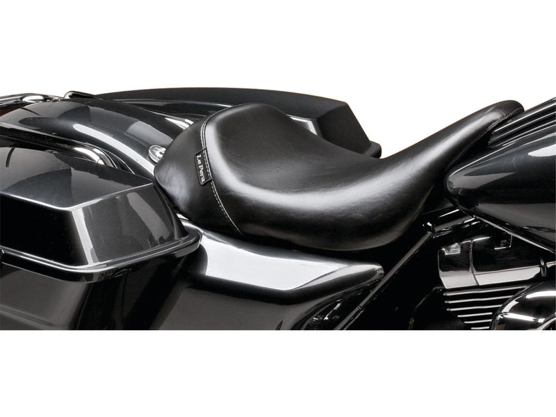 Bare Bones Solo Seat Smooth Black Vinyl For 08-23 Touring