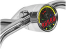 Digital Handlebar Gauge Fits 1" H-Bars Chrome