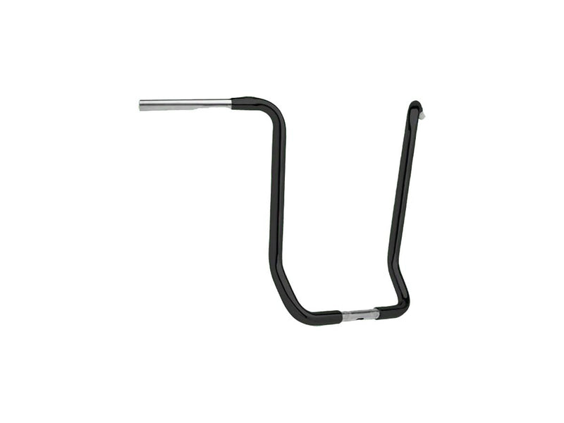 Fat Bar Ape Hanger Handlebar Black Powder Coated - 19 x 1.25 Inch