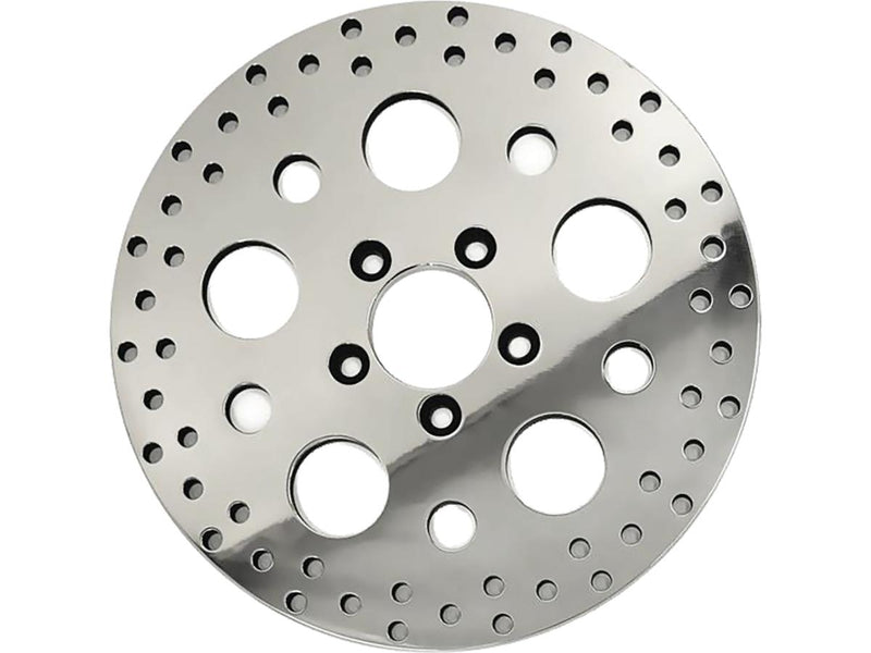 5 Hole Rear Brake Rotor Stainless Steel Polished - 11.8 Inch
