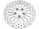 Super Spoke Rear Brake Rotor Stainless Steel Polished - 11. 8 Inch