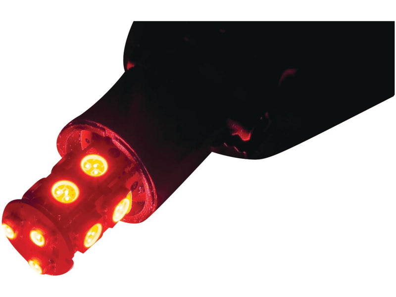 Red Nova LED 1156 Turn Signal Bulb - Pairs