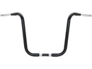 Gorilla Apehanger Handlebar 1" Clamp diameter Non-Dimpled 3-Hole Black - 14 Inch